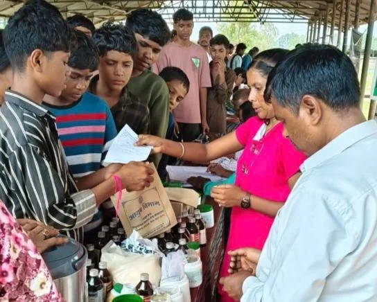 CG News: तोकापाल में आयुष स्वास्थ्य शिविर, 547 लोगों ने कराया स्वास्थ्य परीक्षण; निःशुल्क दवाइयों का मिला लाभ