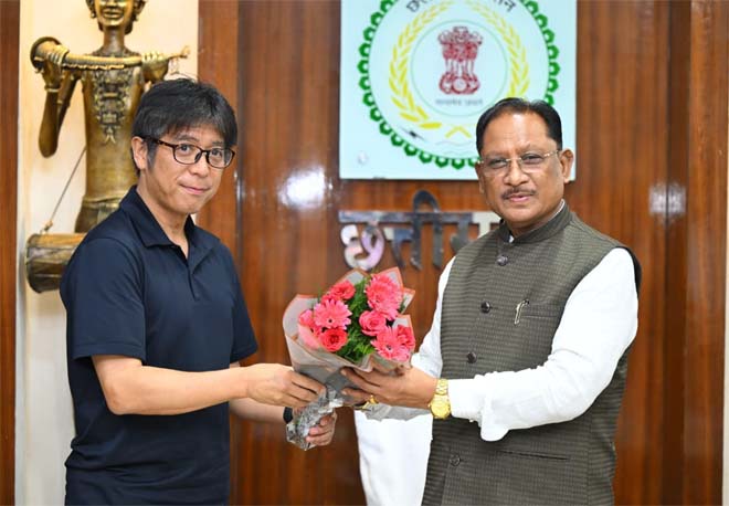 CG News: CM विष्णुदेव साय से मिले जापान के 17 छात्र, भारत-जापान संबंधों, शिक्षा और तकनीकी नवाचार पर हुई चर्चा
