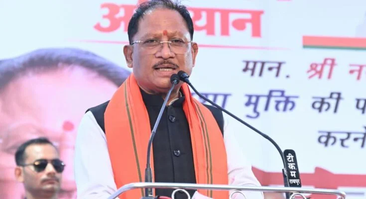CM विष्णु देव साय की नशामुक्ति पदयात्रा, युवाओं से बोले- नशे से दूर रहकर बनाएं स्वस्थ छत्तीसगढ़