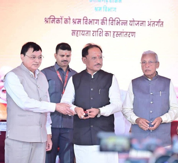 सेवा संकल्प अभियान: मुख्यमंत्री विष्णु देव साय के मार्गदर्शन में 47,011 श्रमिक हितग्राहियों को मिला लाभ